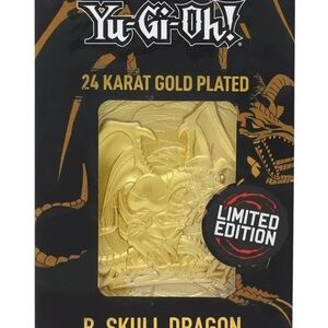 Yu-Gi-Oh! 24 Karat Gold Plated R. Skull Dragon - Limited Edition